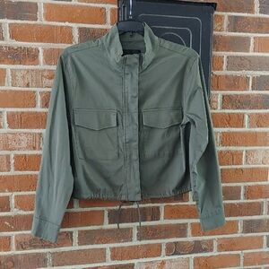 Sanctuary Olive Green Armstrong Jacket Size S (1053)